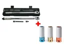 Automatischer Drehmomentschlüssel Satz + 3-teiligem Steckschlüssel Set