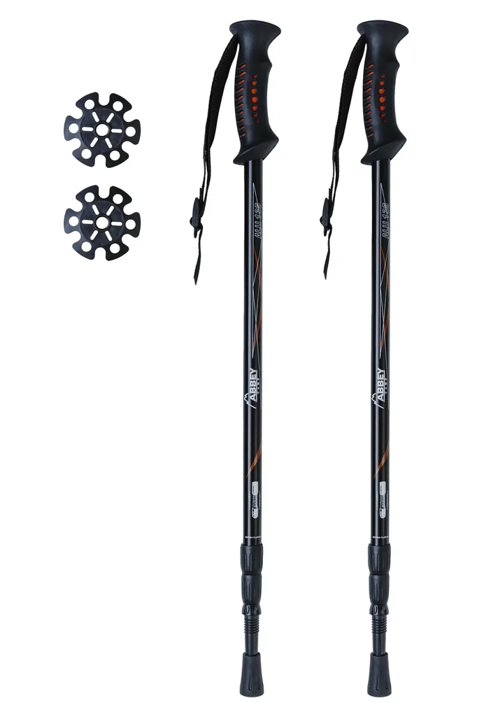 Teleskop- Wander- und Trekkingstöcke, verstellbar bis 135 cm