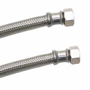 Panzerschlauch 3/4 Zoll, Edelstahl, DVGW, 2000mm