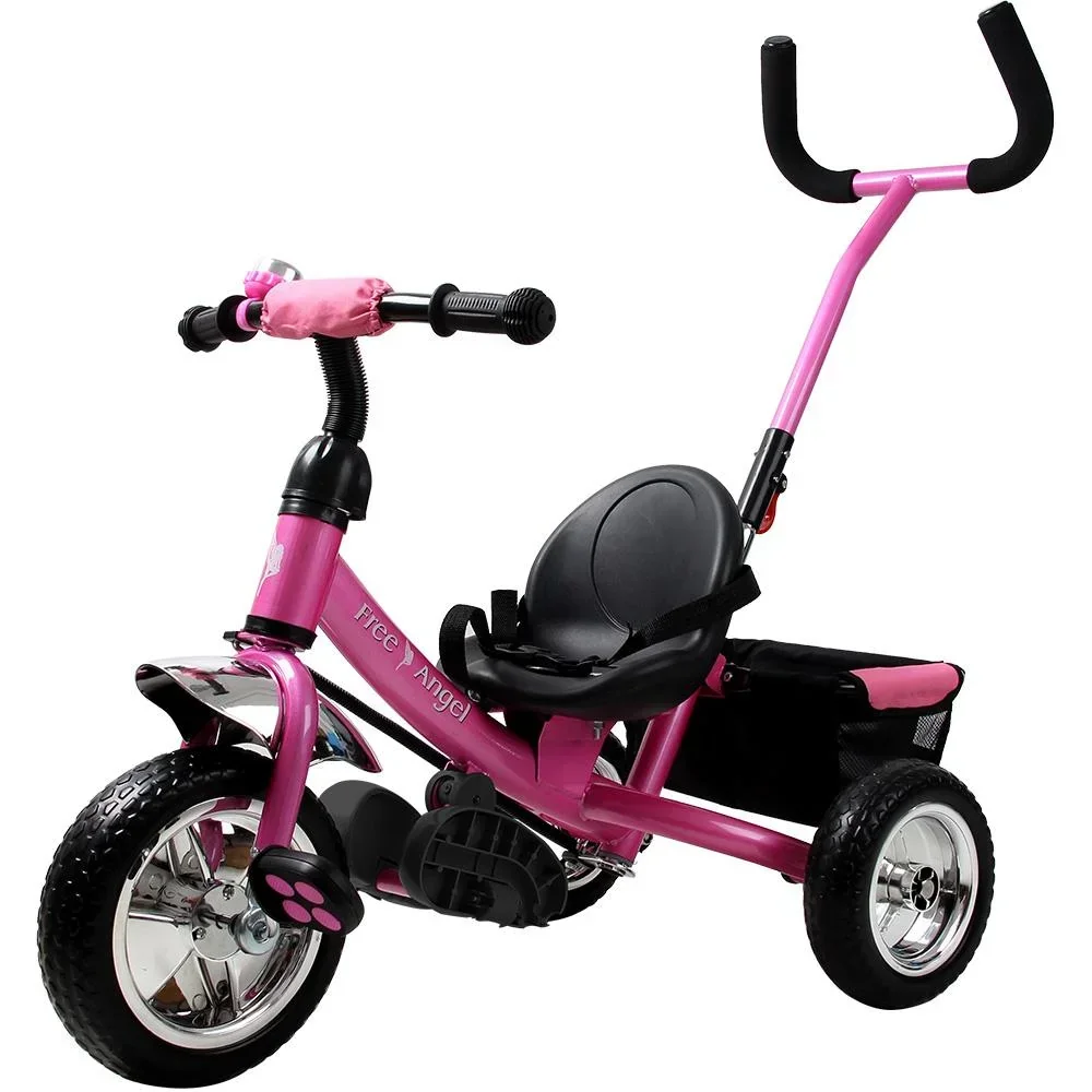 Kinder Dreirad Engel - Metall - Lenker - Rosa