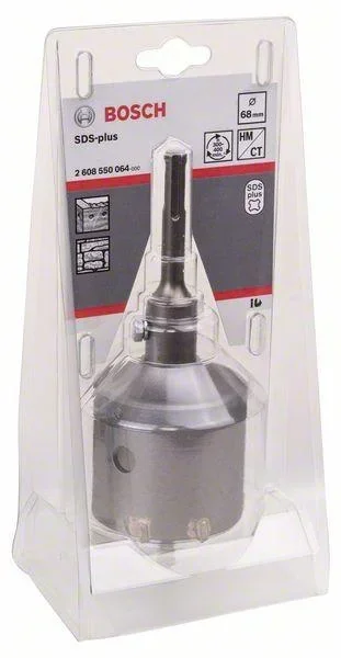Hohlbohrkronen-Set, SDS plus, 68 x 54 mm, 3-teilig