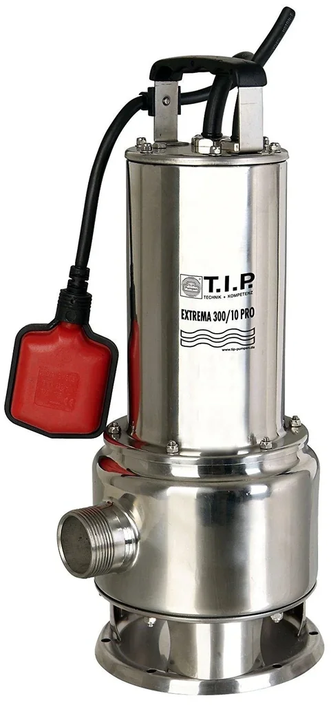 Schmutzwasser Tauchpumpe Edelstahl Extrema 300/10 Pro mit Edelstahllaufrad, bis 19.500 l/h Fördermenge