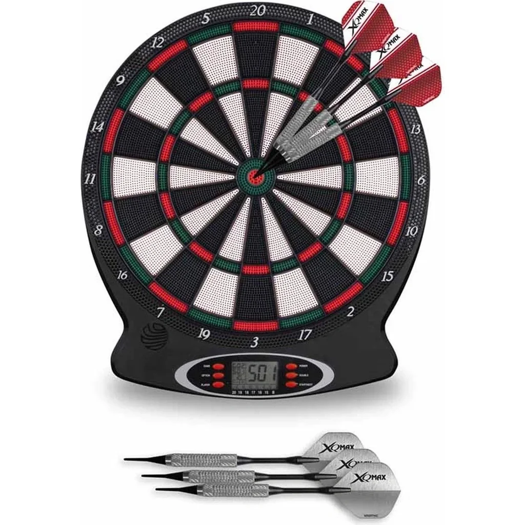 XQ Max Electric Dartboard - 159 Spielvarianten - inklusive Pfeile