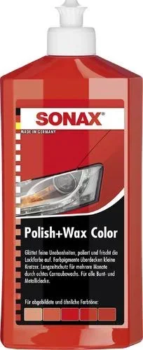 Polish+Wax Color rot 500 ml