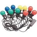 VT-71020 LED-Kabel 10 Meter mit Stecker, inkl. 20x 0,5W LED-Birnen, RGBY, 600 Lumen, IP44