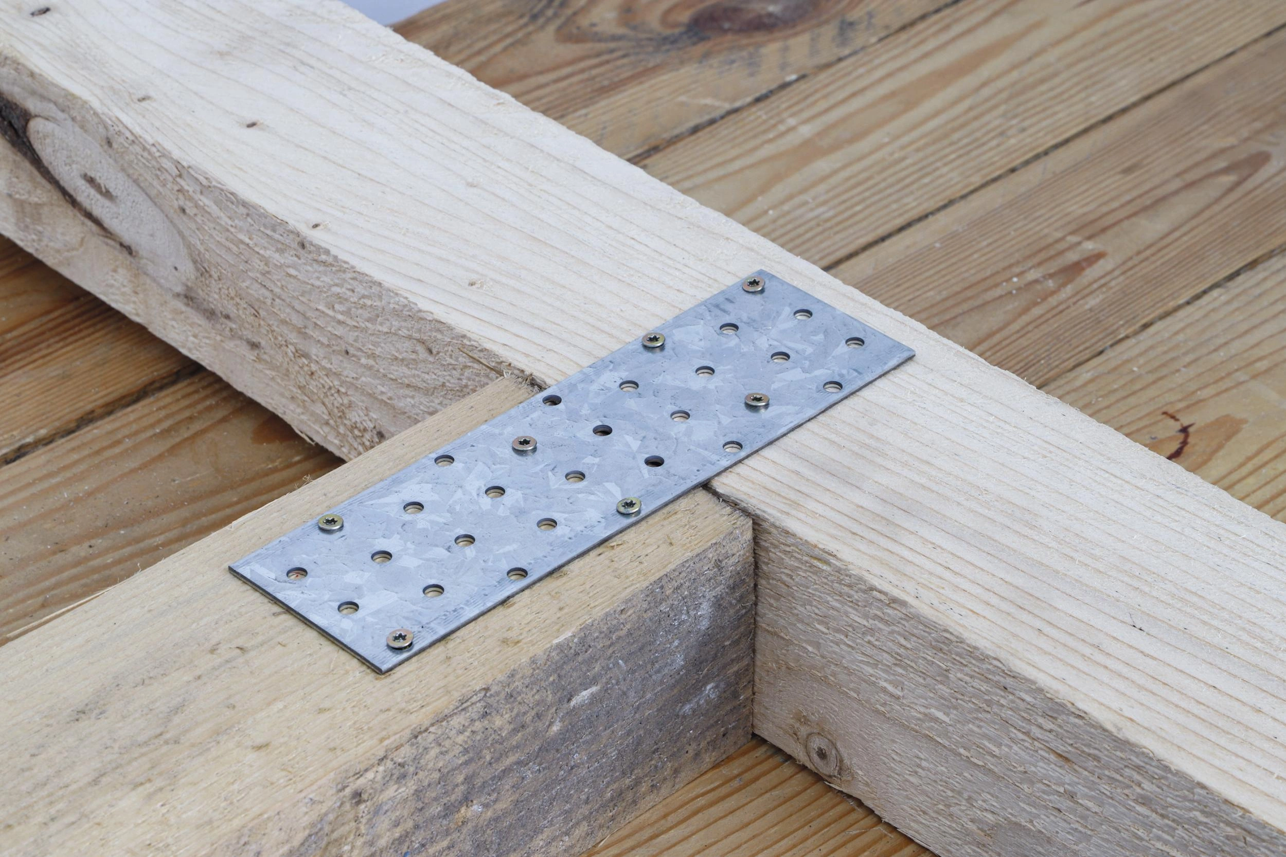 Stahl-Lochplatte 200 x 60 mm 4 Stück