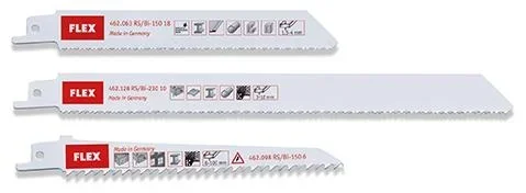 Säbelsägeblatt-Sortiment für Kunststoff/ Holz/ Metall