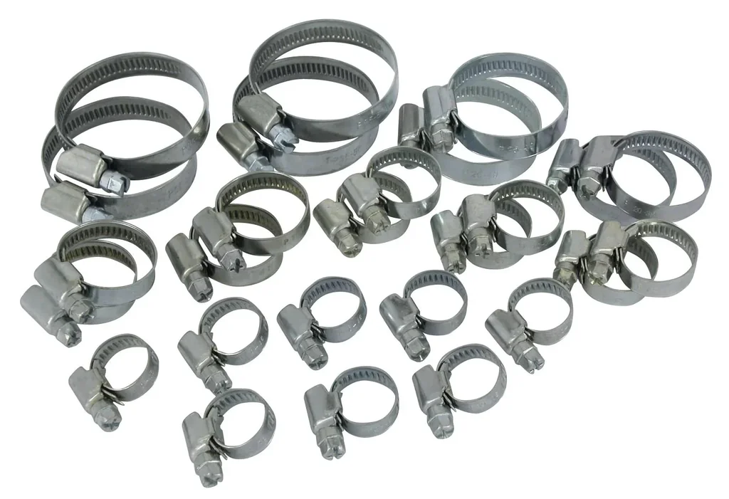Schlauchschellen-Set 26-teilig, verzinkt W1