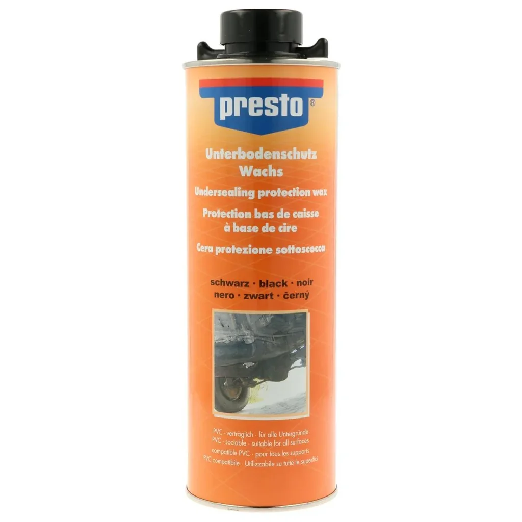 Unterbodenschutz auf Wachsbasis, Farbe schwarz, 1000 ml