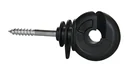 Ringisolator "Kompakt", schwarz, 25 Stück Beutel
