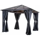 Gartenpavillon mit Seitenteilen