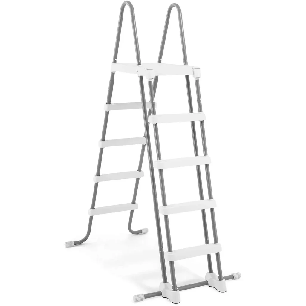 Schwimmbadleiter mit abnehmbarer Treppe 132 cm