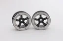 Beadlock Wheels PT-Safari Schwarz/Silber 1.9 (2 St.)