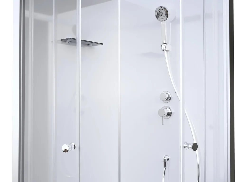 Komplettdusche "Silver Round" 90 x 90 x 217 cm