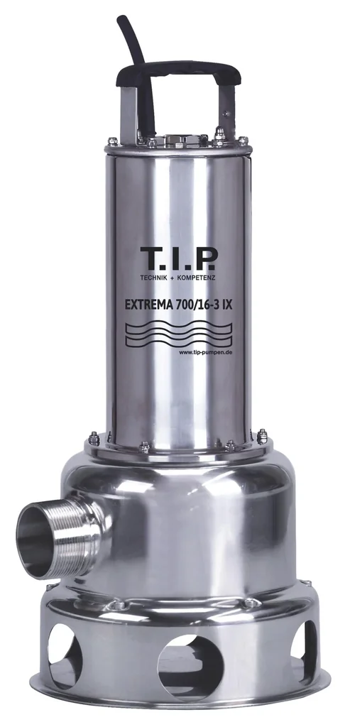 Schmutzwasserbaupumpe Edelstahl "Extrema 700/16 IX-3" - bis 42.000 l/h Fördermenge