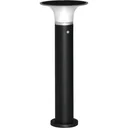 Gartenlampe mit Solarpanel, schwarz 23,5 cm x 60 cm