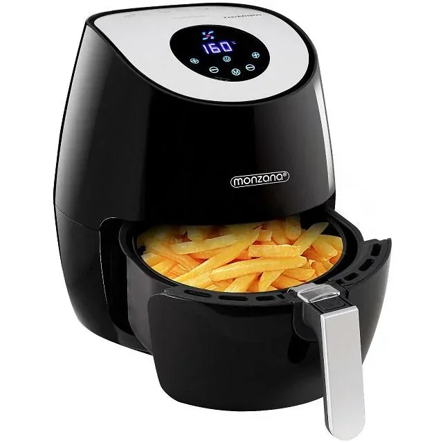 Friteuse 9 in 1 mit Touch-Display 3,6 Liter - Schwarz