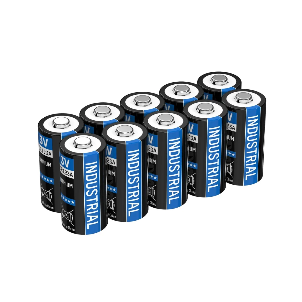 Industrial Lithium Batterien CR123A / CR 17335 - 10er Pack