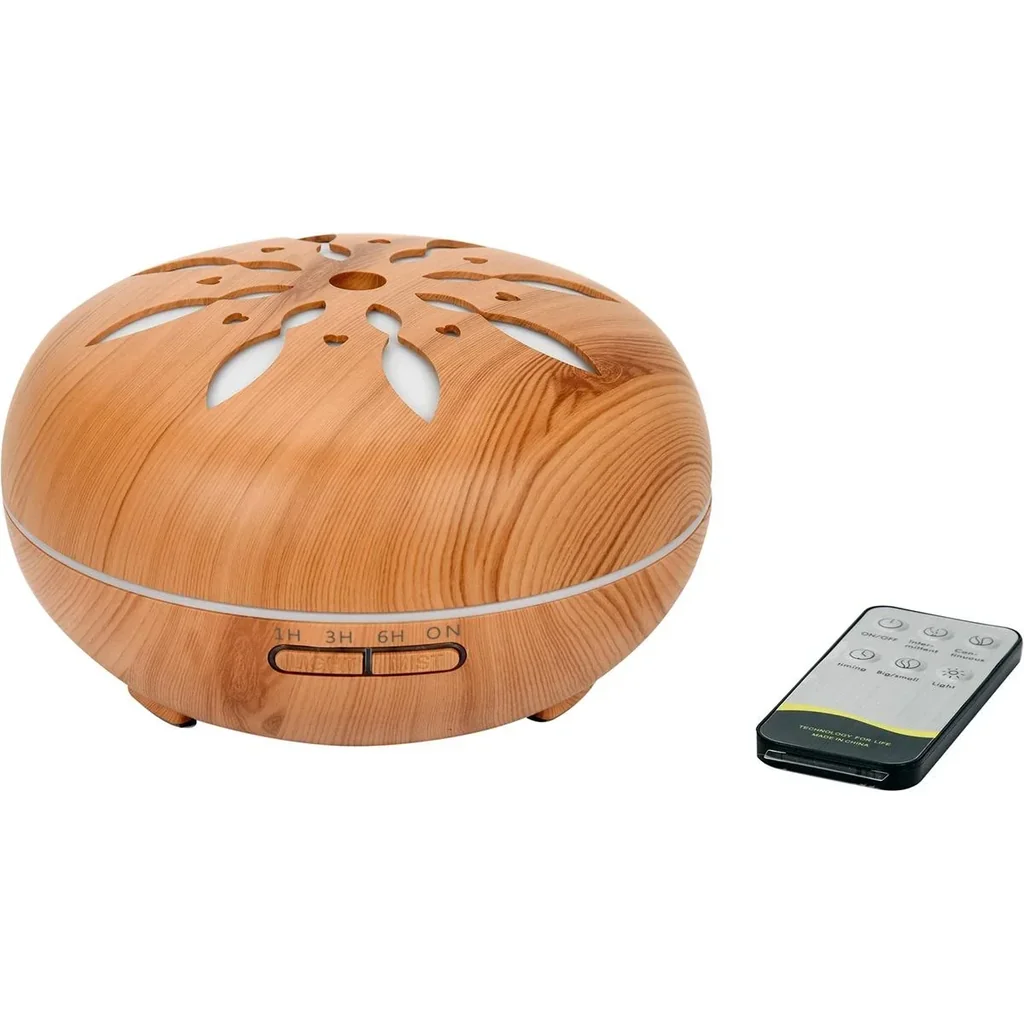 Luxuriöser Aroma-Diffusor mit Fernbedienung - 500 ml - 7 Lichtfarben