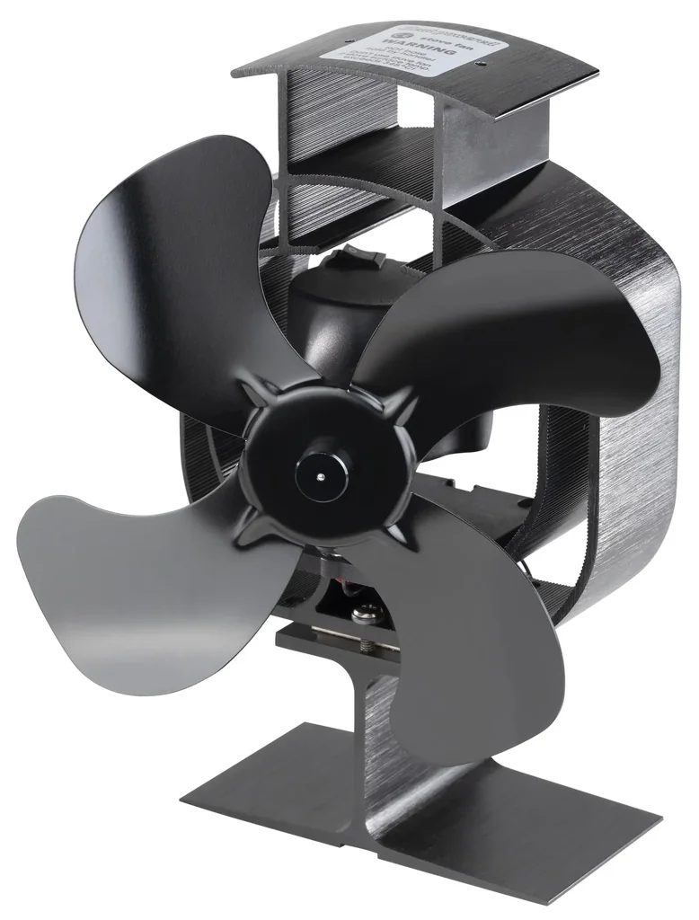 Kaminventilator, schwenkbar