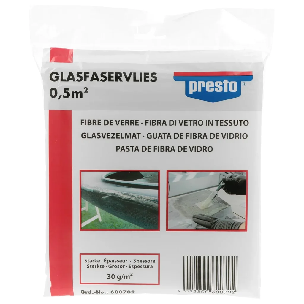 Glasfaservlies für Glasfaserspachtel, 0,5 qm