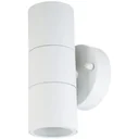 VT-7622 Wandleuchte für Außen Auf/Ab - GU10 - Edelstahl - Weiß - IP44