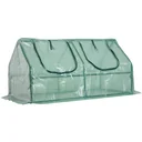 Gewächshaus Frühbeet grün transparent