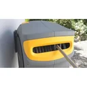 Automatisches Schlauchtrommel-Aufwickelsystem mit 25 Meter Schlauch und freier Wolf-Schneideschere