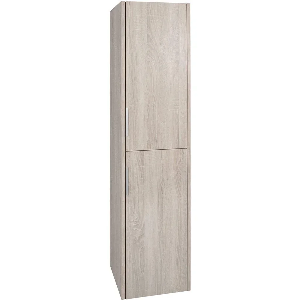 Bolo Bade Hoher Schrank Knock down li/rechts 160x35x35 l-Eiche