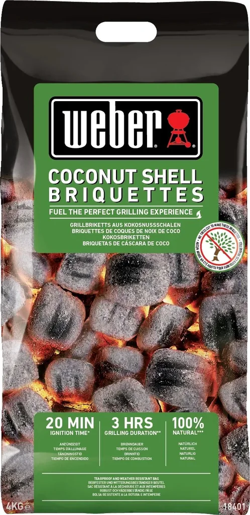 Kokosnuss Briketts - 4 kg