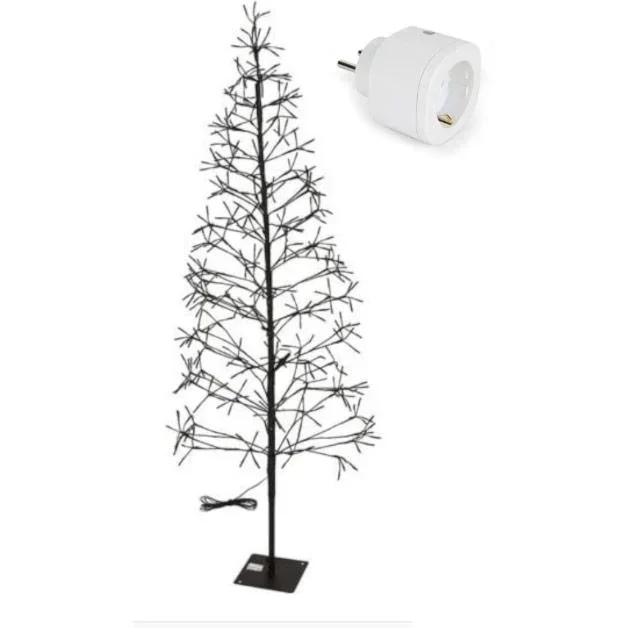 Smart Weihnachtsbaum - 400LED - 180cm MIT Perel Smart Home Wifi Stecker