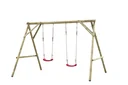 Doppelschaukel Eline Rundholz