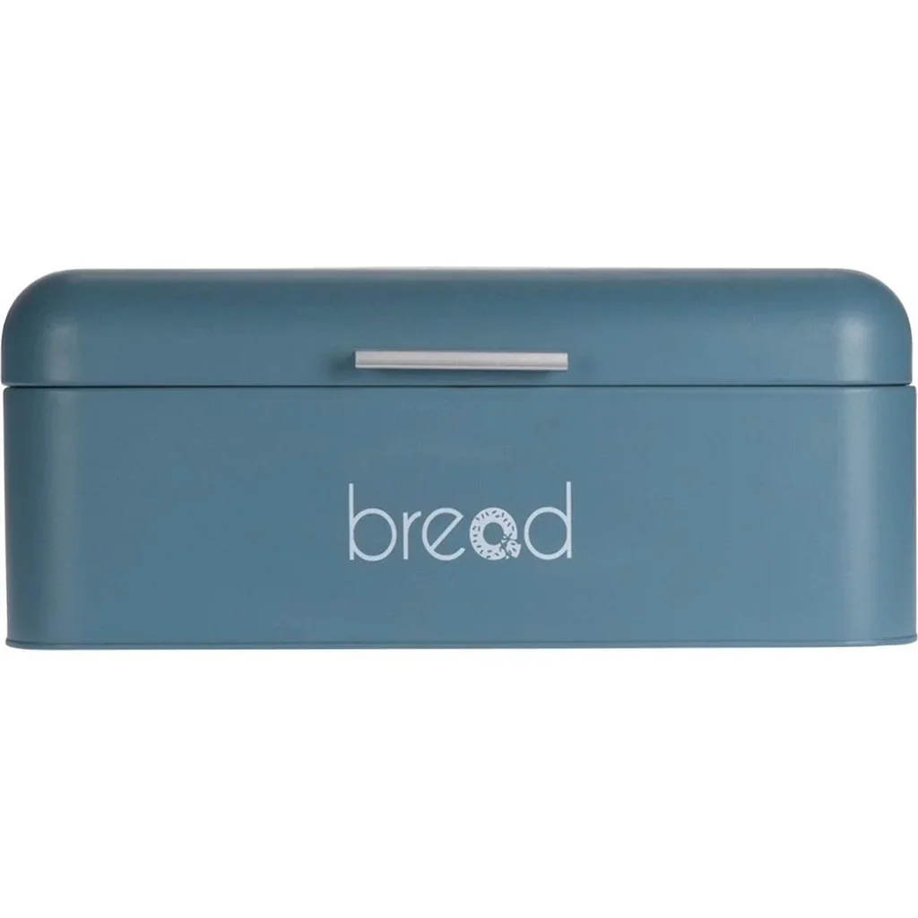 Broteimer - Metall - Blau 42x22x16cm