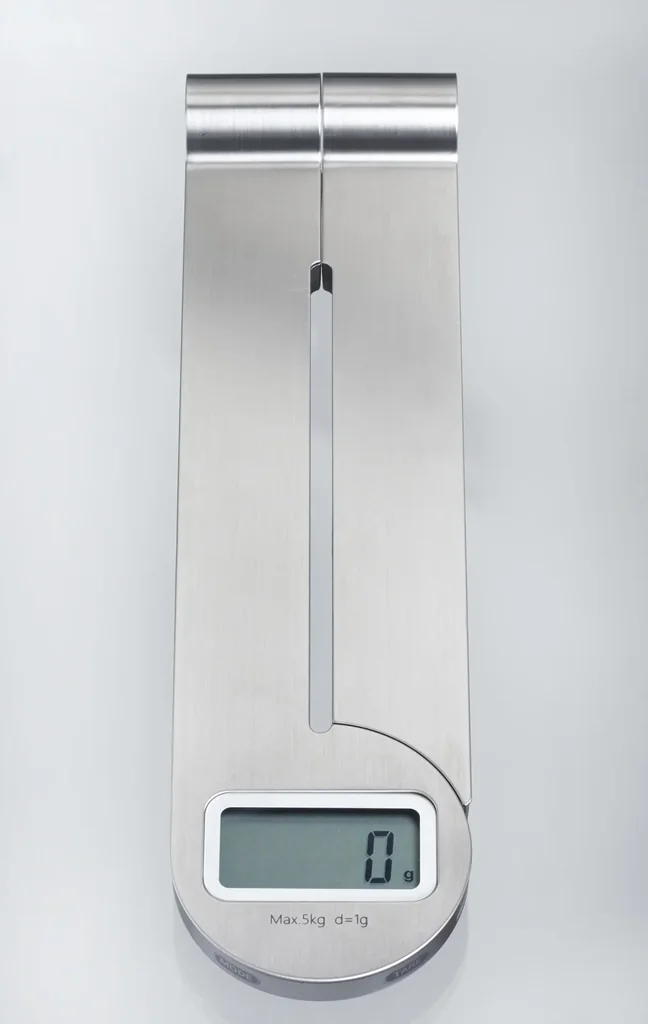 Digitale Küchenwaage „V“, Edelstahl