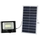 VT-100W Solar-Flutlicht mit Solarpanel - 2450 Lm - 6000K - Schwarz