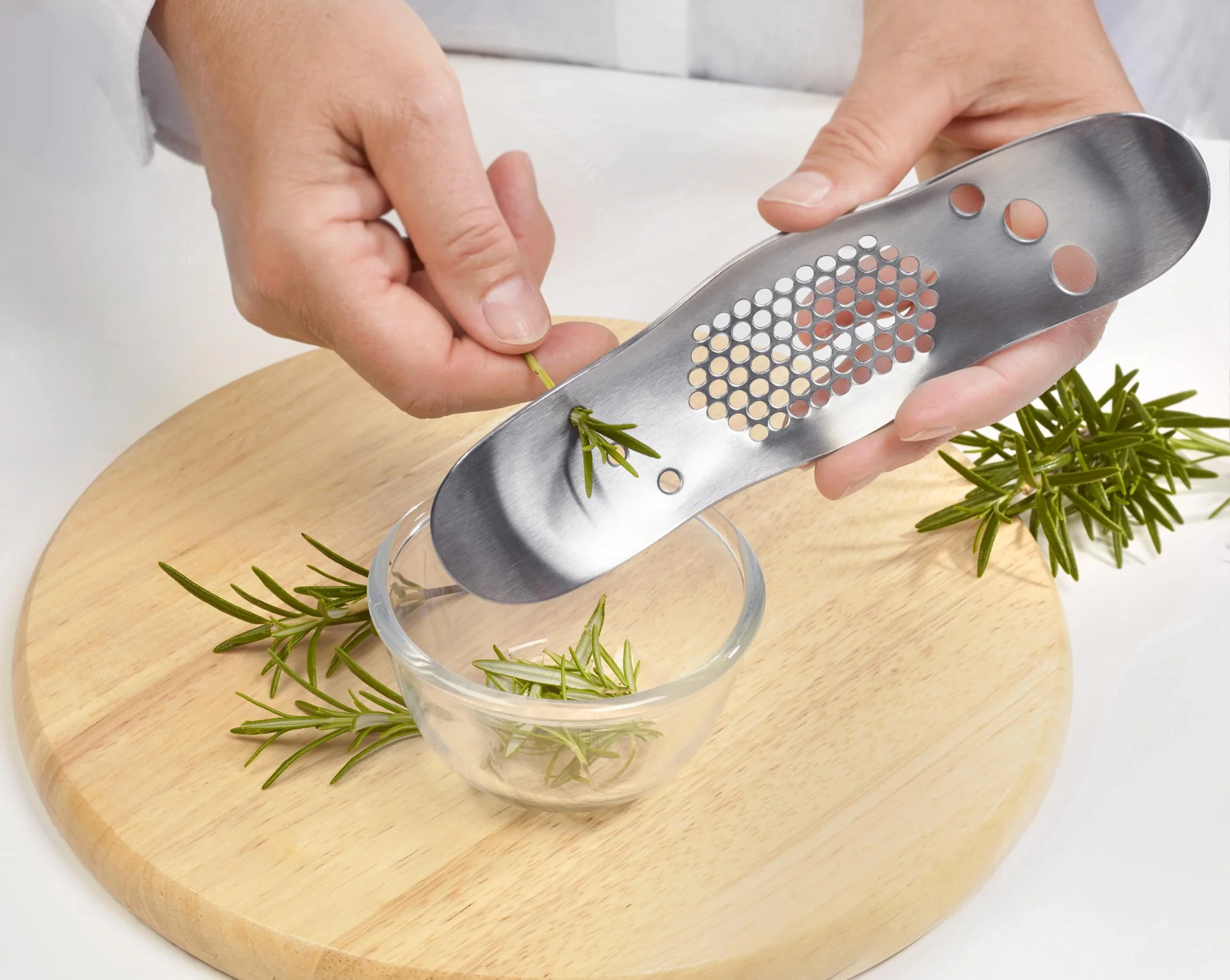 Knoblauchwippe & Kräuterstripper Edelstahl