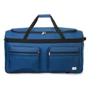 XXL Reisetasche Dunkelblau mit Trolleyfunktion 3 Rollen 160 LITER 85x43x44cm
