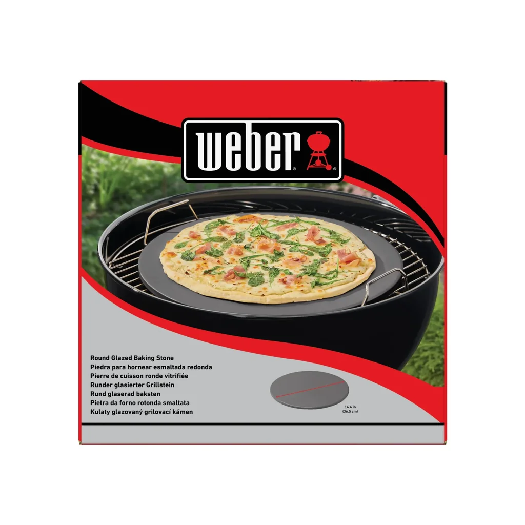 Glasierter Pizzastein rund Ø 36 cm