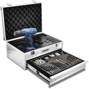 Akku-Bohrschrauber-Set 276-teilig 18V mit 2 Akkus