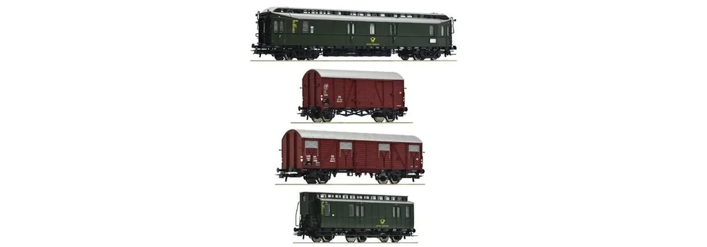 4er Set Postzug DB