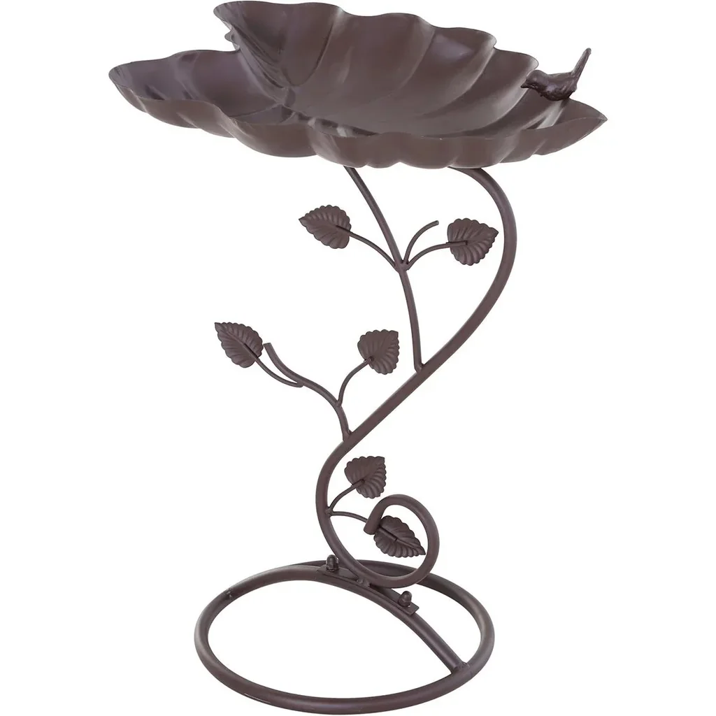 Vogeltränke in Lotosblatt-Form