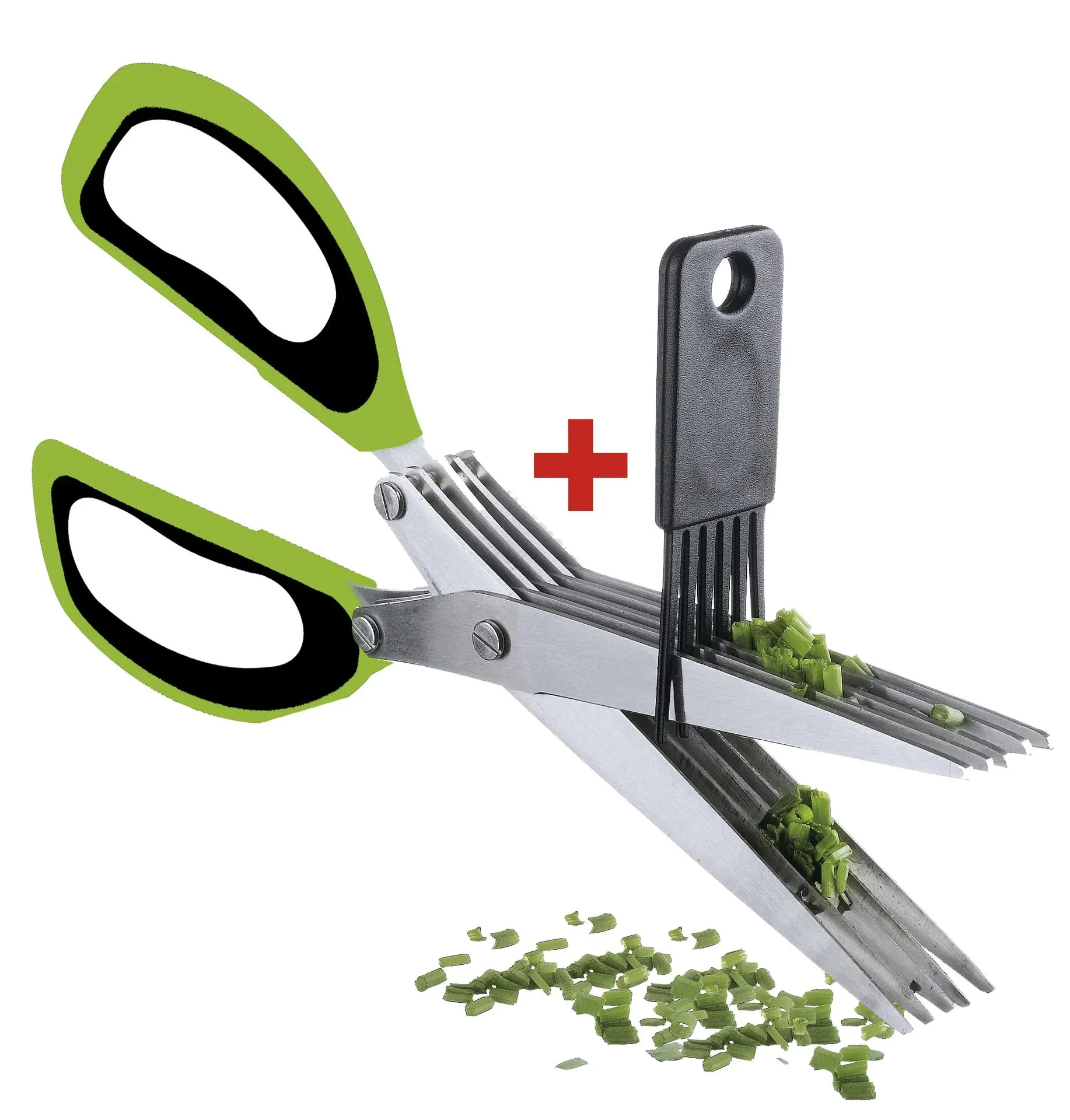 Kräuterschere + Reinigungspinsel GRATIS