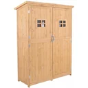 Geräteschuppen Gerätehaus Gerätehaus Natur 127,5x50x164cm