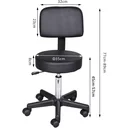 Rollhocker Kosmetikhocker Drehhocker Profi Salon