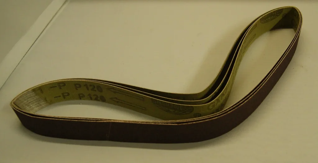 3 Stück Schleifbänder K120/ 25 x 760 mm