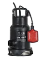 Schmutzwasser Tauchpumpe dauerlauffest, DTX 7500 T inkl. Trägersystem , bis 7.500 l/h Fördermenge