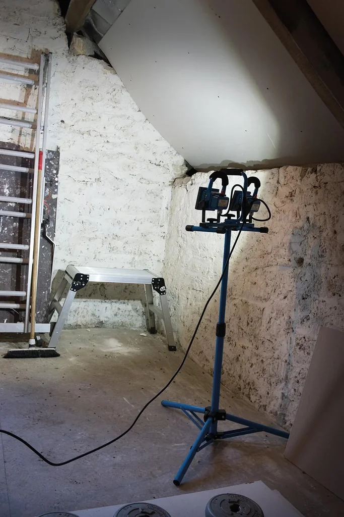 Stativ LED-Doppelarbeitsscheinwerfer 2 x 10 W