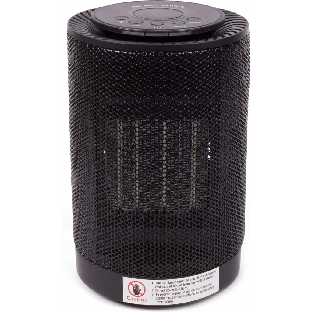 Heizgerät - Ventilator - Keramik - 600/1200 Watt - Ø 14 cm