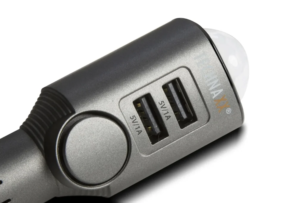 Autoalarm mit PIR Sensor und 2 USB Ladeanschlüssen