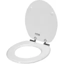 Weicher Toilettensitz weiß
